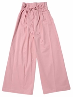 cotton wide pants/pink