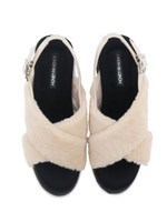 fur sandal/pink