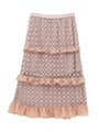 lace skirt/beige