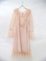 tulle one-piece/pink