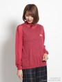【20th Anniversary】ロゴ刺しゅう スーパーソフトウールタートルニット/レッド