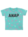 【ANAP KIDS】 ネオン総柄Tシャツ/ミント(041)