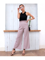 【ANAP】 ウエストフリルワイドパンツ/ピンク(008)