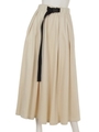 【AULA AILA】SUEDE VOLUME SKIRT/IVORY