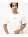 【AZUL BY MOUSSY】FAKEDELIC ロゴクルーネック半袖T/WHT