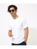 【AZUL BY MOUSSY】USコットン天竺半袖クルーネックT/O/WHT