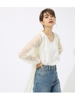 【AZUL BY MOUSSY】レース2WAYガウン/O/WHT