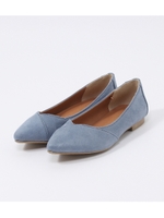 【AZUL BY MOUSSY】切替フラットパンプス/SAX