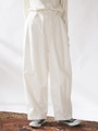 【Ca】ビッグシルエットミリタリーパンツ/O.WHT