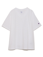 【Champion】V-NECK T-SHIRT/WHT
