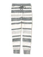 【GELATO PIQUE HOMME】'スムーズィー'ランダムボーダーロングパンツ/GRN