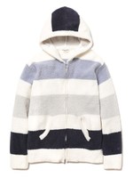 【GELATO PIQUE HOMME】'ベビモコ'4ボーダーパーカ/BLU