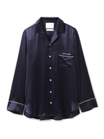 【GELATO PIQUE HOMME】シルクシャツ/NVY