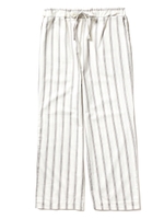 【GELATO PIQUE HOMME】スラブツイルストライプロングパンツ/GRY