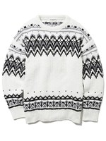 【GELATO PIQUE HOMME】ノルディックプルオーバー/OWHT