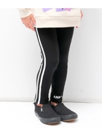 【KIDS】サイドラインロゴレギンス/ブラック(027)