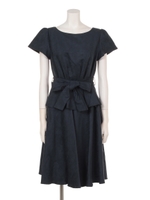 【Rew de Rew】起毛素材ワンピース（8R05-087149）/ネイビー