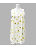 【Sandie anap】マーガレトプリントワンピース/ホワイト(001)