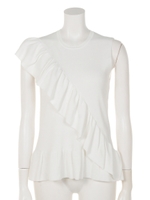 【Sov.】フリルニット/オフ