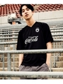 【WEB限定】COCA-COLA by tk.TAKEO KIKUCHI サッカーユニフォーム/ブラック(019)
