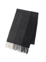 【WEB限定】グラデーションカシミヤマフラー [ メンズ マフラー ギフト ]/ブラック(319)