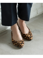 【WEB限定カラーあり】【抗菌防臭】【微はっ水】インヒールパンプス/レオパード(141)