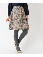 【WEB限定サイズ（S・LL）あり】ゴブラン織りスカート/ライトベージュ(451)