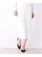 【ポリジン加工】コットンスカート/ホワイト系(002)