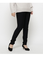 【洗える】シャーリー ストレートパンツ/ブラック(019)