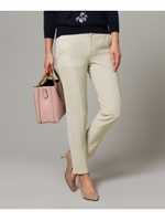 【洗える】ドライクロスパンツ/ライトベージュ(051)