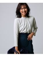 【洗える】フロントタックプルオーバー/ライトグレー(011)