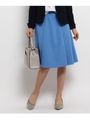 ◆【WEB限定カラーあり】タックウエストスカート/ブルー(092)
