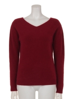 ＦＯＸ混Ｖニット/レッド