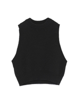 アメスリニットベスト/BLK