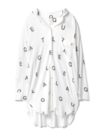 アルファベットビッグシャツ/OWHT