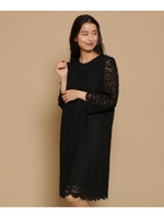 オータムコードレースワンピース/ブラック(019)