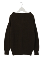 オフショルニットトップス/KHAKI