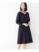 カット刺繍ワンピース/ネイビー(093)