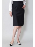 シルクウールギャバスカート/ネイビー(120)