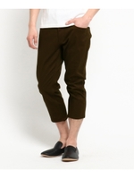 ジーンコードクロップドパンツ/ブラウン系(045)