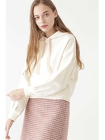 ジルフレンチテリーフードパーカー/OFF WHITE(030)