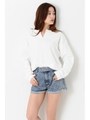 スキッパー裏毛TOP/GRAY