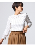 ステッチストライプシャツ/ホワイト(102)