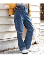 ストレートデニムパンツ/ブルー(019)