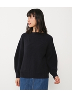 スリーブポイントニット/NVY