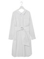 ダブルオープンシャツワンピース/WHITE