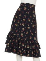 チェリーフリルスカート/ネイビー