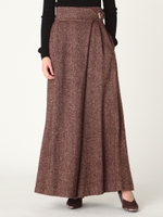 ツィードバギーパンツ/BRN