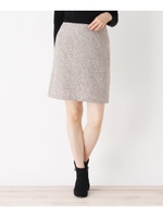 ツイードスカート/ライトベージュ(451)