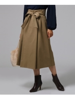 ツイルタックスカート/キャメル(041)